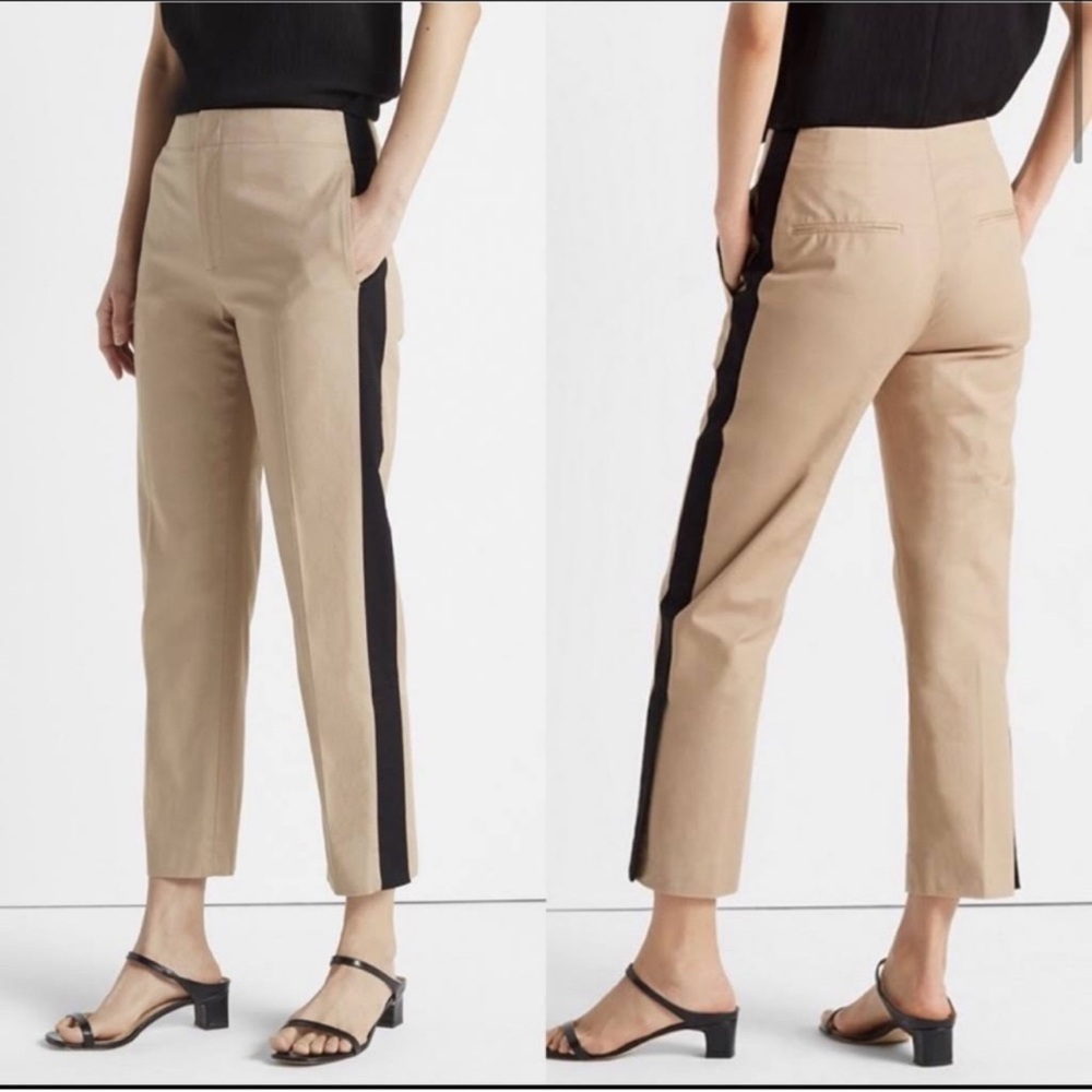 Club Monaco Black and Tan Pants